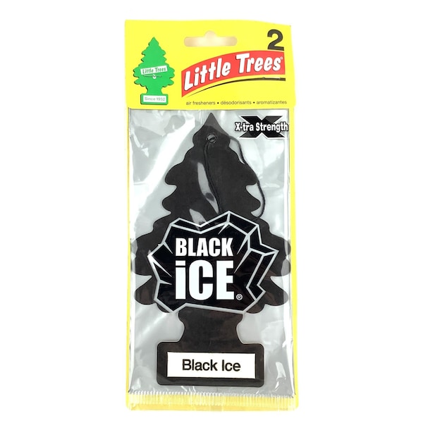 Little Tree,X-Tra Strength2-Pk,Black Ice